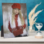 クリスマスガール フォトプラーク (側面)