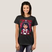 クリスマスガールTシャツ Tシャツ (正面フル)
