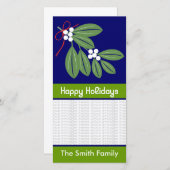 クリスマスキスのフォトカード シーズンカード (正面/裏面)