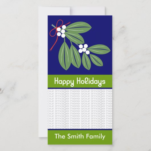 クリスマスキスのフォトカード シーズンカード (正面)