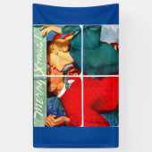 クリスマスキスをする 横断幕 (縦)