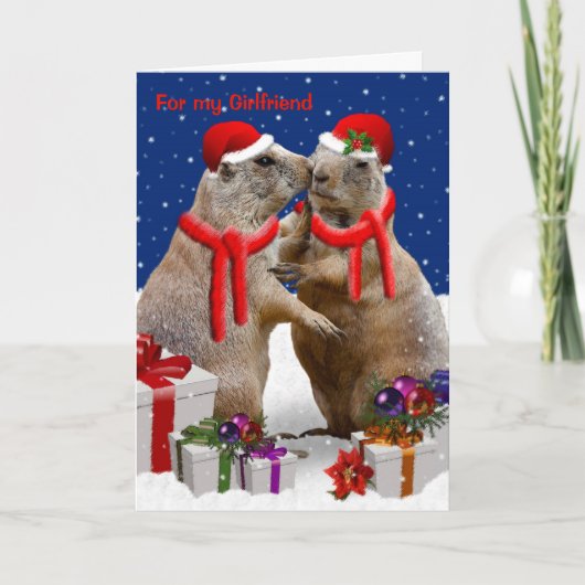 クリスマスキスカードの彼女 シーズンカード (正面)