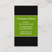 クリスマスキスギフトラベル – 名刺 (裏面)