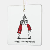 クリスマスキスザミスタントア セラミックオーナメント (左)