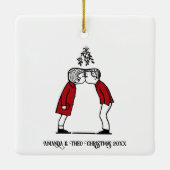 クリスマスキスザミスタントア セラミックオーナメント (裏面)