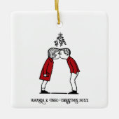 クリスマスキスザミスタントア セラミックオーナメント (正面)