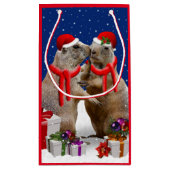 クリスマスキス抱き枕 スモールペーパーバッグ (裏面)