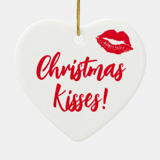 クリスマスキス赤と白フェスティバル セラミックオーナメント