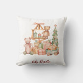 クリスマスキッズのおもちゃとギフトベビー クッション (正面)