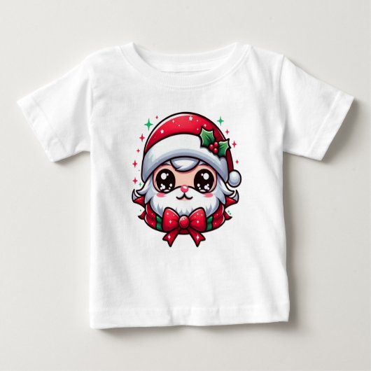 クリスマスキッズTシャツ ベビーTシャツ (正面)
