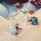 クリスマスキッチンのワンダーランド あったかストッキングとツリー ジグソーパズル (側面)