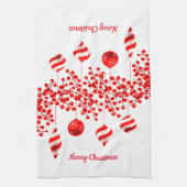 クリスマスキッチンタオルメリークリスマスオーナメント キッチンタオル (縦)