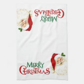 クリスマスキッチンタオルメリークリスマスサンタ キッチンタオル (縦)