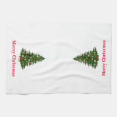 クリスマスキッチンタオルメリークリスマスツリー キッチンタオル (横)