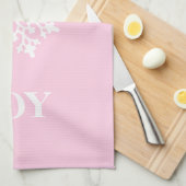 クリスマスキッチンタオル喜びスノーフレーク キッチンタオル (四つ折り)