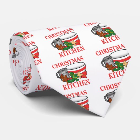 クリスマスキッチン ネクタイ (ロール)