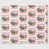 クリスマスキッチン ラッピングペーパー (フラット)