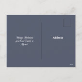 クリスマスキットングリーティングホリデー葉書 シーズンポストカード (裏面)