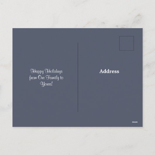 クリスマスキットングリーティングホリデー葉書 シーズンポストカード (裏面)