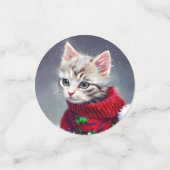 クリスマスキットンテーブルデコレーション紙吹雪 コンフェッティ (スモール正面)