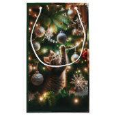 クリスマスキットン抱き枕 スモールペーパーバッグ (裏面)