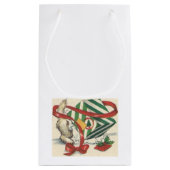 クリスマスキットン抱き枕 スモールペーパーバッグ (裏面)