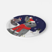 クリスマスキット紙プレート ペーパープレート (アングル)