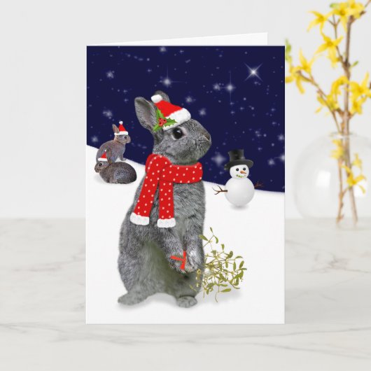 クリスマスキット カード (黄色い花)