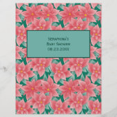 クリスマスキツネベビーシャワー予測とアドバイス (裏面)