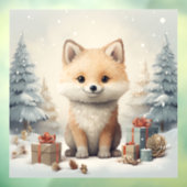 クリスマスキツネ ウィンドウサイン (シート3)