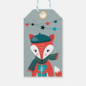 クリスマスキツネ ギフトタグ (裏面)