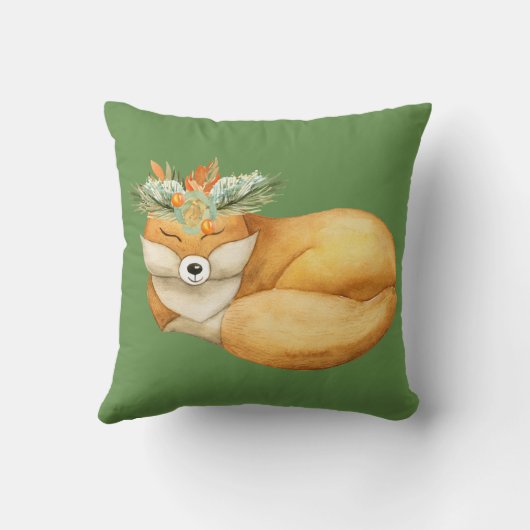 クリスマスキツネ クッション (裏面)