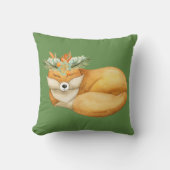 クリスマスキツネ クッション (正面)