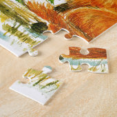 クリスマスキツネ ジグソーパズル (側面)