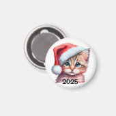 クリスマスキティン マグネット (正面/裏面)