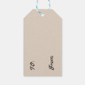 クリスマスキティ猫ギフトラベル ギフトタグ (裏面)