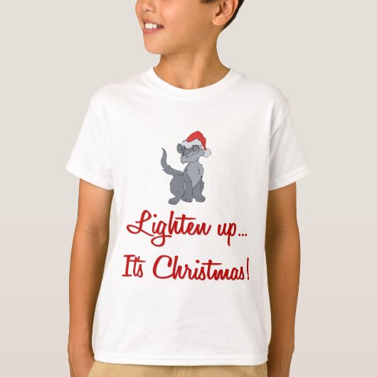 クリスマスキティ猫 – Christms Gives Tシャツ (正面)