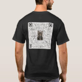 クリスマスキテン ティンセルのTシャツ Tシャツ (裏面)