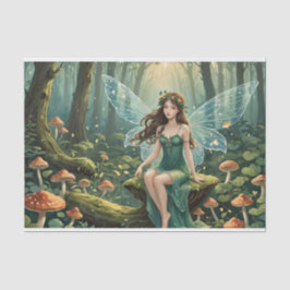 クリスマスキノコ妖精デコパージュ 薄葉紙
