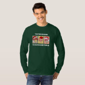 クリスマスキノコ SEASON FOR SOME FUN-GI Tシャツ (正面フル)
