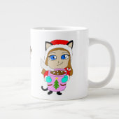 クリスマスキャガール ジャンボコーヒーマグカップ (右)