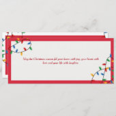 クリスマスキャッシュマネギフト証明書伝票 (正面/裏面)