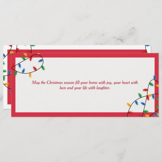 クリスマスキャッシュマネギフト証明書伝票 (正面/裏面)