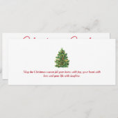 クリスマスキャッシュマネギフト証明書伝票 (正面/裏面)