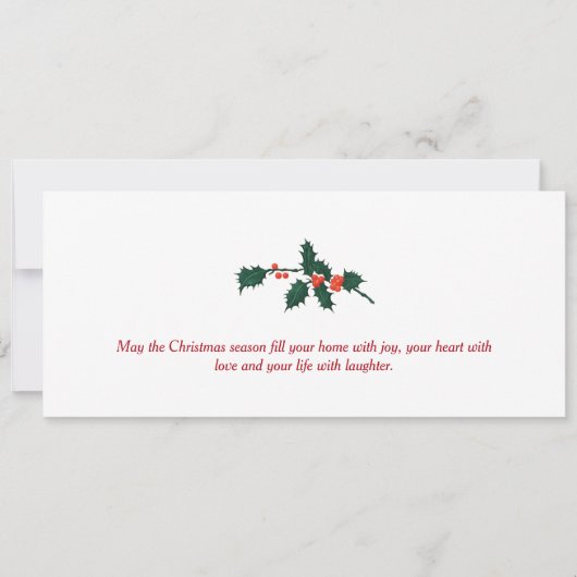 クリスマスキャッシュマネギフト証明書伝票 (正面)