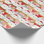 クリスマスキャッツラッピング紙 ラッピングペーパー (角)