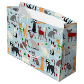 クリスマスキャッツラージ抱き枕 ラージペーパーバッグ (裏面アングル)