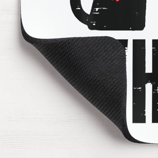 クリスマスキャットのクリスマスツリーおもしろい マウスパッド (コーナー)