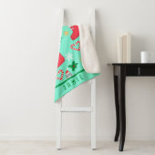 クリスマスキャットオリジナルアートシェルパブランケット シェルパブランケット (インサイチュ)