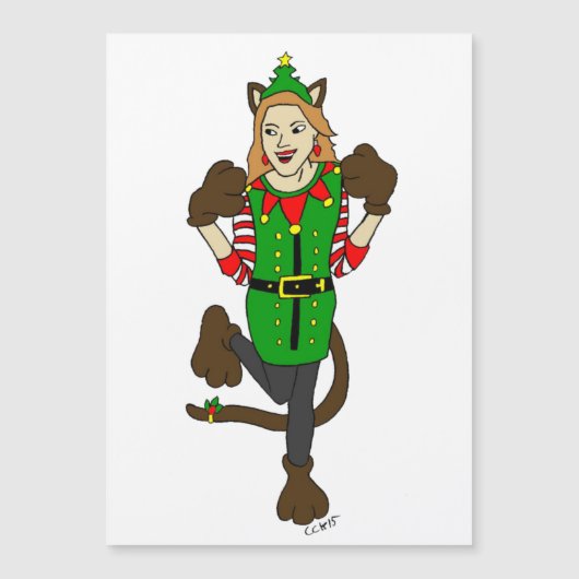 クリスマスキャットガール (正面)